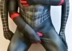 black Spiderman dick Spiderman