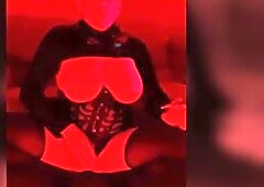 Me in my grunge rocker gear being sultry and hot. I take my time in this movie scene...not fast working my self up until I just can't take it any