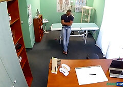 Fake clinic - depressed sexy patient's examination turns into steamy screw