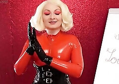 Latex gloves - hot ASMR fetish movie scene - Arya Grander