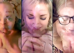 Eager Katie delivers intense passionate oral in steamy compilation