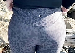 Large Butt mother I'd like to fuck Public Outdoor self Drubbing near a Golf course 2