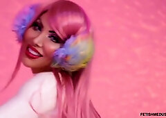 Lady Medusa - Sexy White Latex Suit