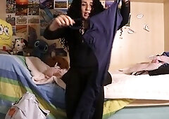 Capelli ricci, ragazza italiana, amatoriale italiano