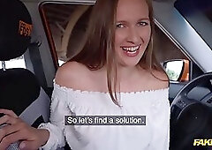 Lovely teen is only thinking about sex and can't wait to fuck her driving teacher