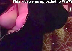 Artemisia Love hot mother I'd like to fuck flashing her lustful melons at the club