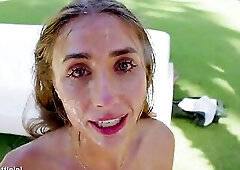 Lily Phillips Outdoor Blowbang – Nonstop Dicks & Huge Cum