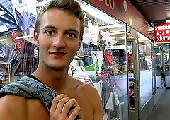 Czech cutie gets fucked in the ass in the bushes