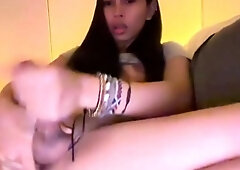Amateur Solo Shemale Masturbation