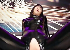 Tiny Japanese babe hardcore spitroasted