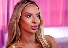 Blonde Babe's Pink Room Strip & Play