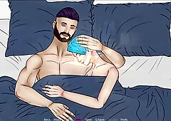 Shemale bareback creampie inside lucky guy