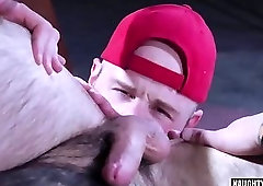 Tattoo gay fisting and cumshot