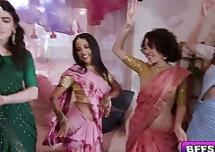 Cop throws the babes around and fucks all of them in whatever way he wants