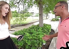 19yo nympho transsexual drilled by black penis in asshole