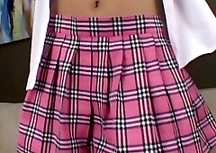 Trans College Girl Comes Home and Gets Ass Fucked by Horny Friend