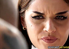 BBC Whore Vanessa Vega Squirts During Gangbang With Big Black Cocks