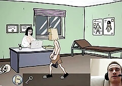 Playing FuckerMen in the hospital scene. A breasty nurse with giant boobs gets on her knees and sucks my heavy jock. Full impure gameplay with deepthr