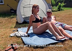 Anal Outdoor Fuck In A Pool With My New Hot Redhead Latina Neighbor