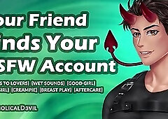 My Girl Bestie Found My Hidden Account But She Wants to Get Fucked Hard Just the Same  Friend to