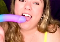 Dildo solo 49 years BBW housewife with big boobs