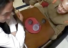 Tender young girl with nice tits dominated by her man