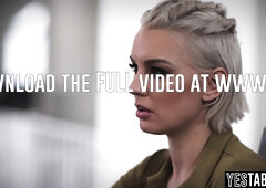 Inmate tracks down and fucks mature warden