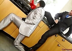 GentlemensCloset: Tyler And Sebastian Show Affection In Sheer Socks