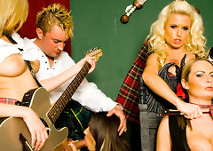 A Wild Groupsex Breaks Out In A Scottish Bar!