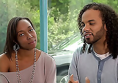 Black swinger couple fucks with other swinger couples