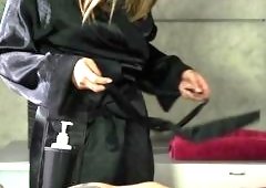 He Munches On Mena's Pussy @ Asian Strip Mall Massage #04