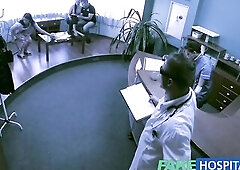 FakeHospital Taut twat makes doctor cum