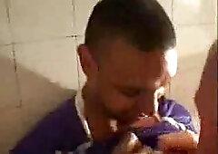 Football Players Found Privacy In A Toilet