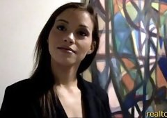 Round ass realtor sex with client