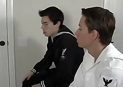 Navy twinks anal fuck after having an examination by doctor