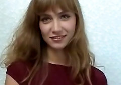 Glamour russian young Audrey enjoys deep fuck