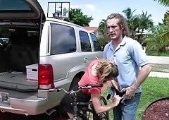 Aubrey Sinclair getting her pink pussy rammed