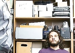 Hottest young thief barebacked by a security guard