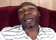 Concupiscent large boobed black slut makes her chap lick her pussy nicely in advance of letting him permeate her snatch with that giant prick of his. 