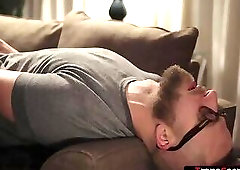 Busty latina shemale stepmom Eva Paradis facefucking stepson