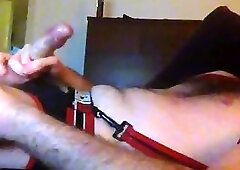 Comp of hairy stud busting hot nuts