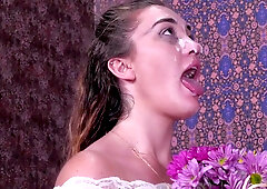 Kat Monroe In Submissive Beautiful Babe Sucking Master