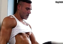 Wild oral and anal action with same-sex lovers