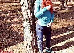 Real public sex cum pants