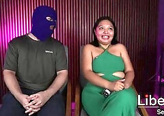 Cuckold is gonna let his hotwife get drilled by 2 dudes at the same time in front of him, this babe's very concupiscent and this babe's gonn
