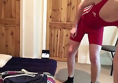 Coach Makes Wrestler Wank before match - fantasy