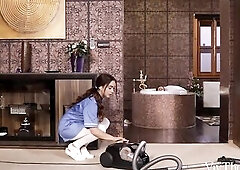 teens, lesbians, masturbation, She seduce the maid