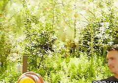 Stranger bangs so hard wicked large booty transsexuals Dane Stewart anus outdoor after this babe knelt and drank his white weenie Dissolute ladyboy us