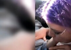 See as this marvelous teen honey eagerly worships my jock in the car! See as that babe deepthroats each inch of me in the public parking lot, and even