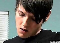 Flaming teens banging in the classroom